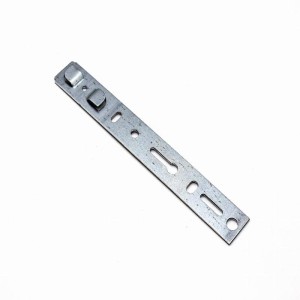 Пластина оконная анкерная KBE, Veka 70 192х25х1,5, оцинкованная неповоротная