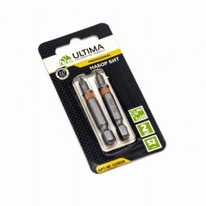 Набор бит Ultima, PH1*50, сталь S2, профессиональные, комплект - 2 шт.