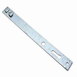 Пластина оконная анкерная KBE, Veka 58 250х25х1,2, оцинкованная неповоротная