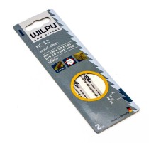 Пилки для лобзика HC 12, (2 шт) T101 B (по дереву, до 30 мм, чистый рез) Wilpu Германия