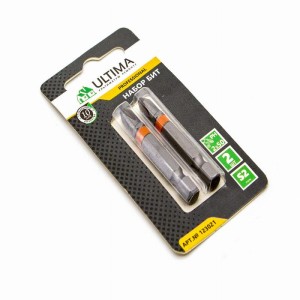 Набор бит Ultima, PH2*50, сталь S2, профессиональные, комплект - 2 шт.