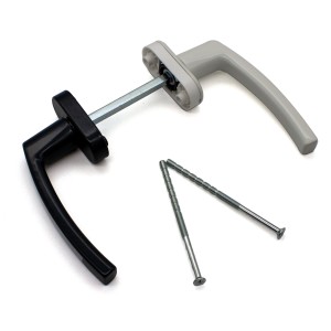 Балконный гарнитур симметричный FORWIN BHS 04, белый RAL 9016 / антрацит RAL 7016