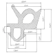 Бухта уплотнителя Rehau 002, СТП-1619 (300 метров)