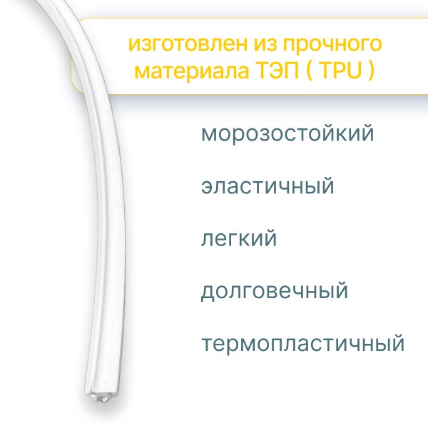 Бухта УПЛОТНИТЕЛЯ VEKA 112.254 БЕЛЫЙ RAL 9010 (300 метров)