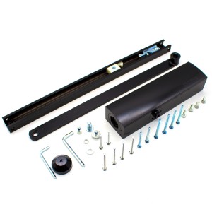 Доводчик notedo en1-3, dc-025-155 sl+ho+da+bc, чёрный со скользящей тягой