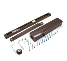Доводчик notedo en1-3, dc-045-155 sl+ho+da+bc, коричневый со скользящей тягой