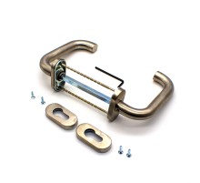Комплект ручек Pure 8100 / 6621 / 6679, 38–56 мм, 8 мм, нержавеющая сталь 8030093 DORMA (dormakaba)