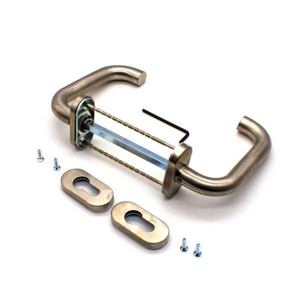 Комплект ручек Pure 8100 / 6621 / 6679, 38–56 мм, 8 мм, нержавеющая сталь 8030093 DORMA (dormakaba)