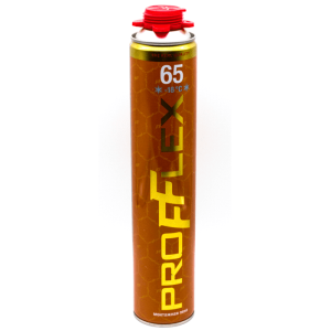 Монтажная пена profflex pro gold 65 зима, 1000 мл