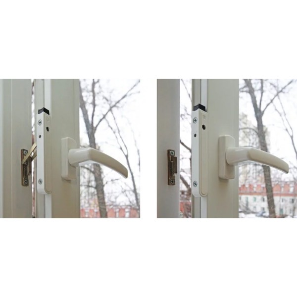Ограничитель открывания Multi-Vent белый (детский замок)