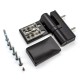 Петля дверная FORWIN DHV.2, черная RAL 9005