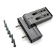 Петля дверная FORWIN DHV.2, серебро RAL 9006