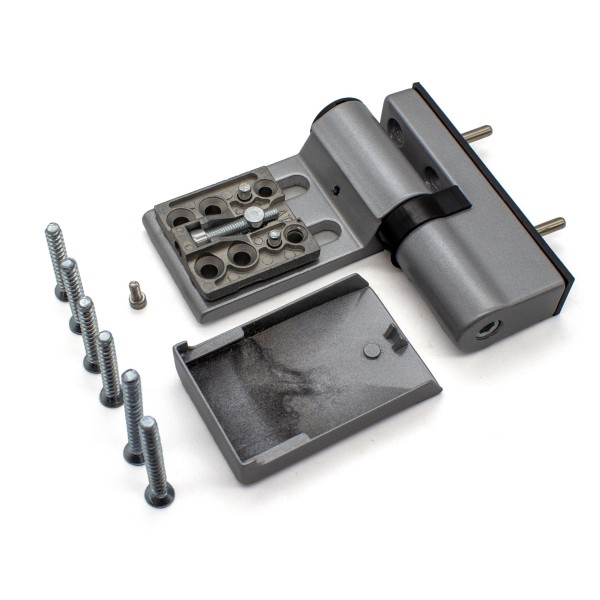 Петля дверная FORWIN DHV.2, серебро RAL 9006