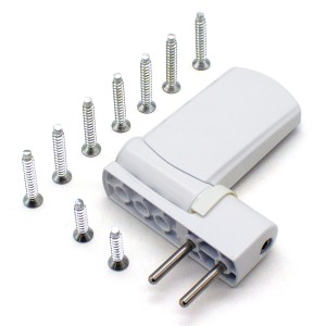 Петля дверная greenteQ TB 100.ZD.K, 13.5-16.5/101, 100 кг, белая
