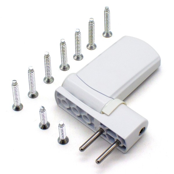 Петля дверная greenteQ TB 100.ZD.K, 13.5-16.5/101, 100 кг, белая
