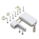 Петля дверная greenteQ TB 100.ZD.K, 13.5-16.5/101, 100 кг, белая