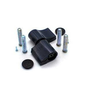 Петля Fural ППД 2 (А) Ral 7016 антрацит (2 подшипника) для тёплых алюминиевых дверей
