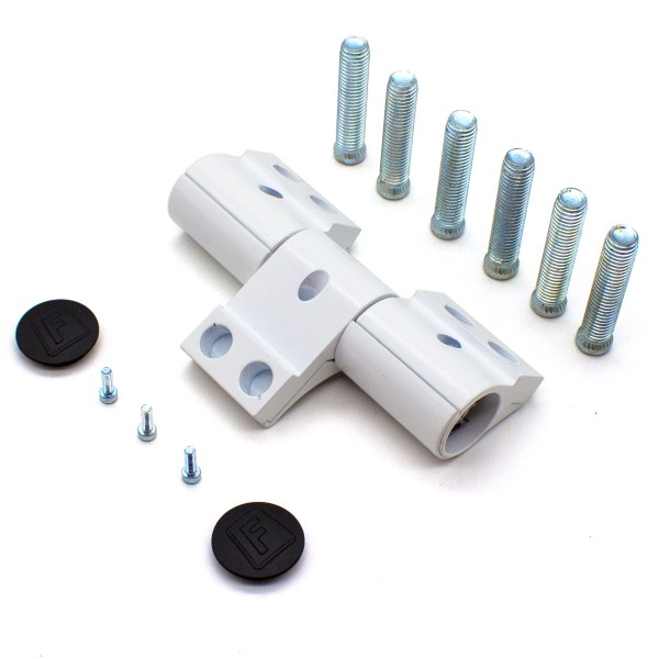 Петля Fural ППД 3 (А) Ral 9016 белая (2 подшипника) для тёплых алюминиевых дверей