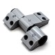 Петля STRONG-03 (23) без крепления RAL9006 серая
