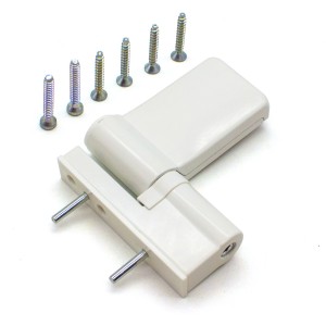 Петля Windoorpro для пвх дверей, DHV, 120 кг, белая RAL 9016