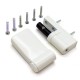 Петля Windoorpro для пвх дверей, DHV, 120 кг, белая RAL 9016