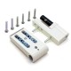 Петля Windoorpro для пвх дверей, DHV, 120 кг, белая RAL 9016
