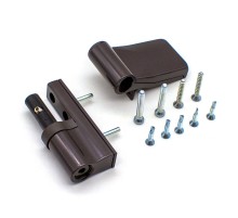 Петля WIndoorPro Для ПВХ дверей, WD-N, 120 КГ, коричневая RAl8019