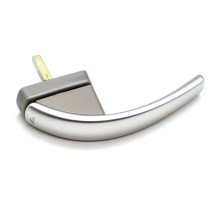 Ручка оконная Roto Swing серебро штифт 37 мм, R01.1 + 2 винта 5x45