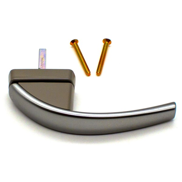 Ручка оконная Roto Swing титан штифт 37 мм, R01.3 + 2 винта 5x45
