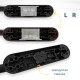 Ручка оконная Rotoline, для алюминиевых окон, чёрная RAL 9005