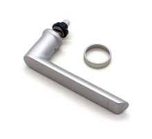 Ручка оконная Schuco (бесцветная анодировка, цвет алюминия)