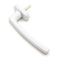 Ручка Roto Line Patio, штифт 35 мм, белая, (R07.2), 160 мм, с логотипом, без винтов