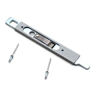 Шпингалет ШПА 177/128 RAL9006 серый