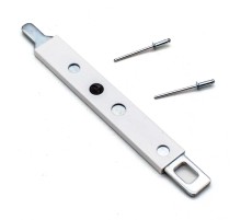 Шпингалет ШПА 177/128 RAL9016 белый