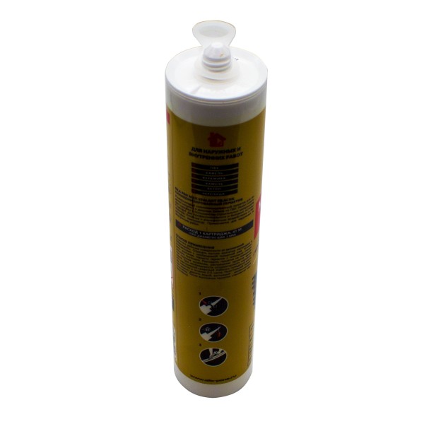 Силиконизированный герметик для окон и дверей Sila Pro Max Sealant Silacril, белый, 290 мл