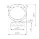 Уплотнитель для алюминиевых конструкций СТП-779, G001D