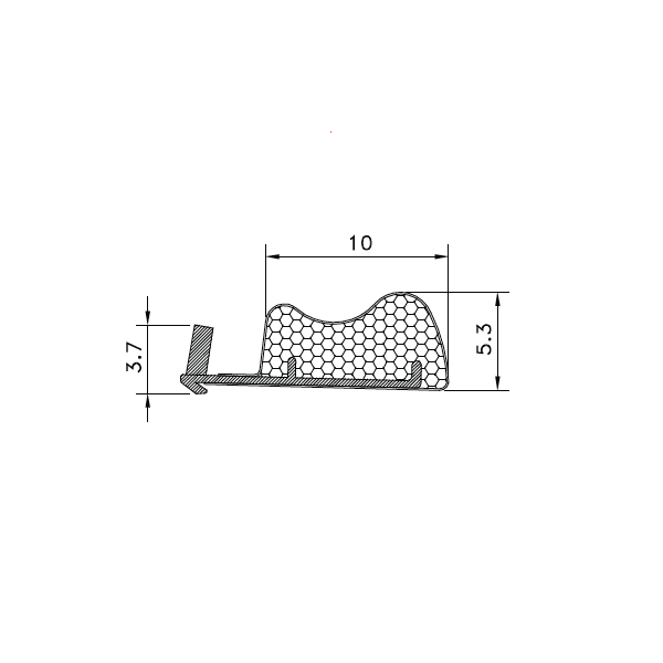 Уплотнитель оконный Schlegel Q-Lon QL 3072 коричневый