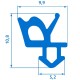 Уплотнитель стекольный Rehau-002.3 чёрный