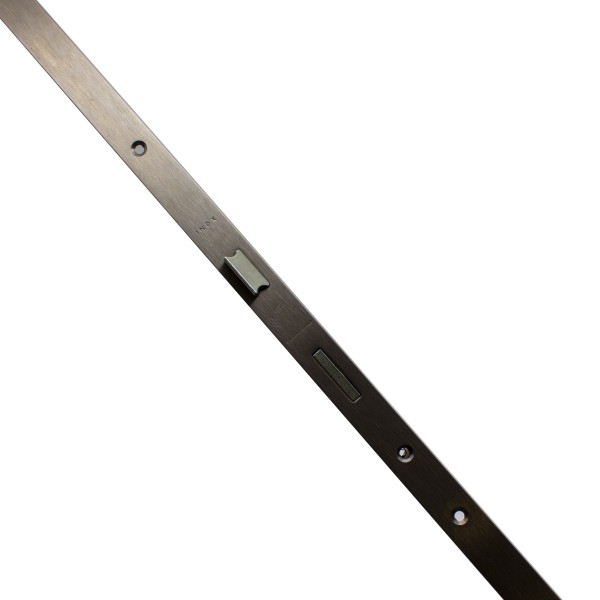 Замок дверной многозапорный с язычком inox E=35 мм (дорнмасс 35 мм)